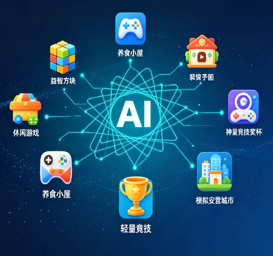 多元 AI 休闲游戏品类介绍